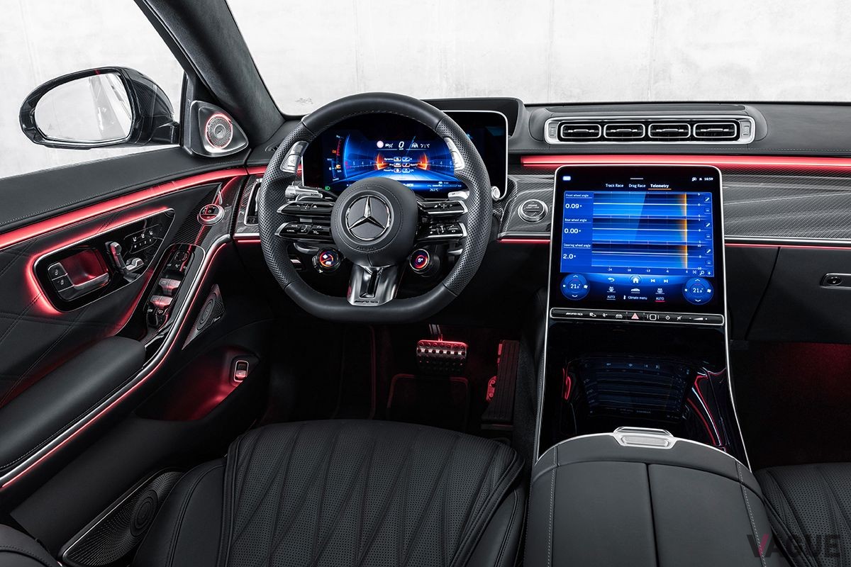 新型メルセデスAMG「S63 Eパフォーマンス エディション1」のインテリア