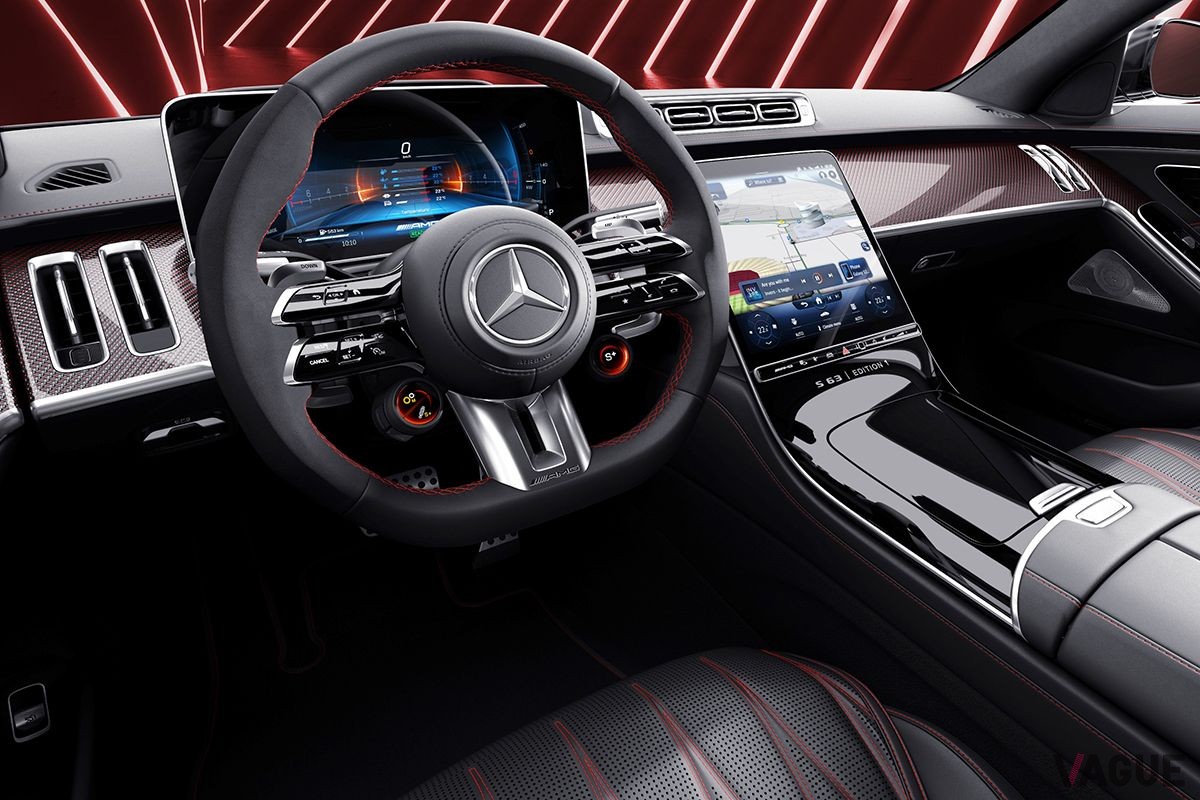 新型メルセデスAMG「S63 Eパフォーマンス エディション1」のインテリア