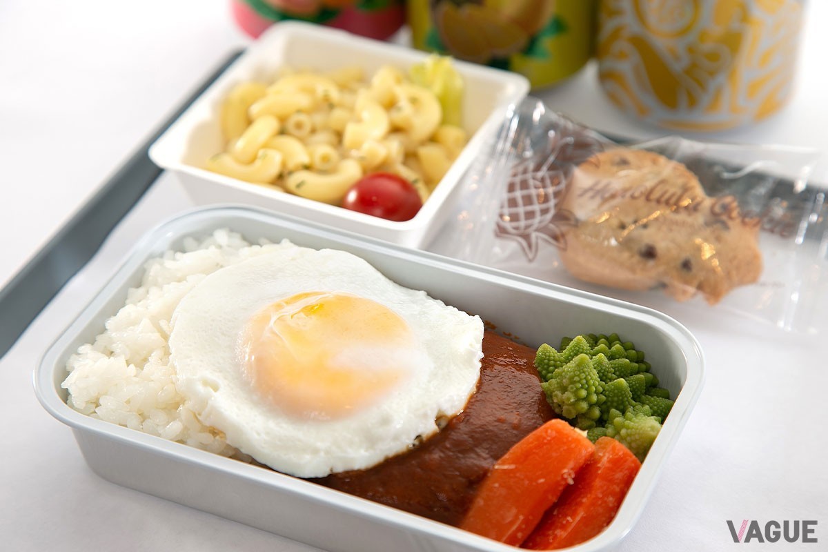 ハワイアン航空で提供される機内食