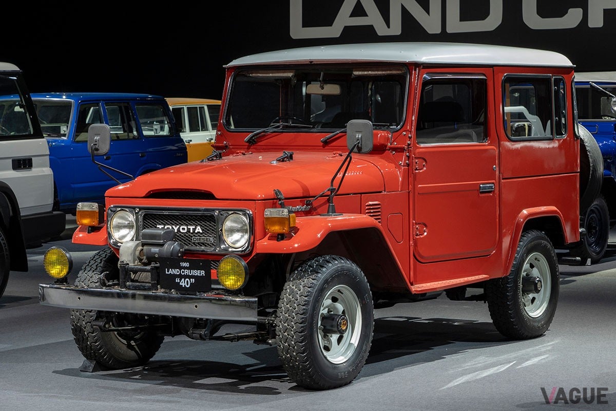 ヘビーデューティ系である「ランドクルーザー70」の前身モデル「ランドクルーザー40」