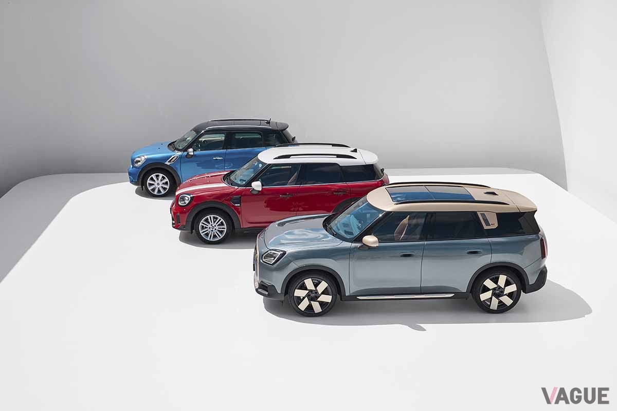 初代・2代目・新型の「ミニ・カントリーマン」