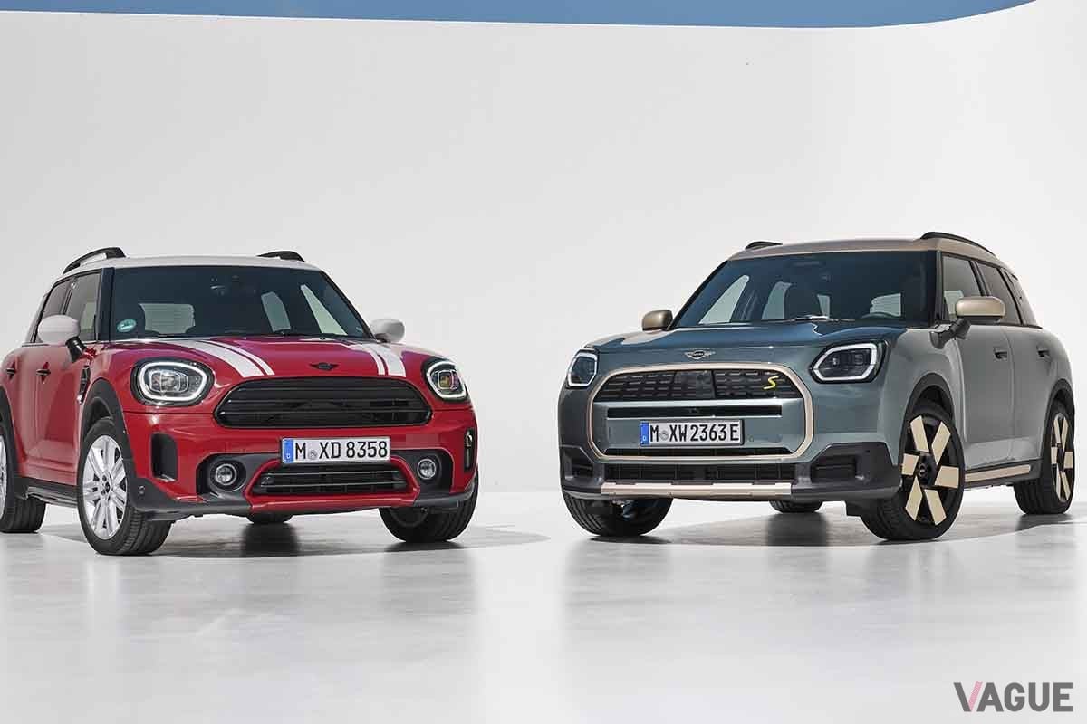 従来型ミニ・カントリーマンと新型ミニ・カントリーマン