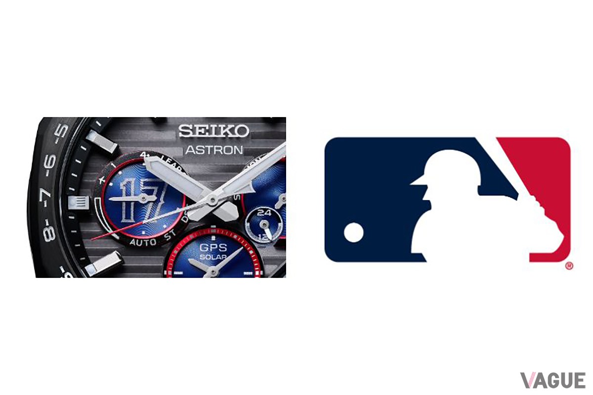 サブダイヤルをMLBのロゴカラーと背番号で彩る