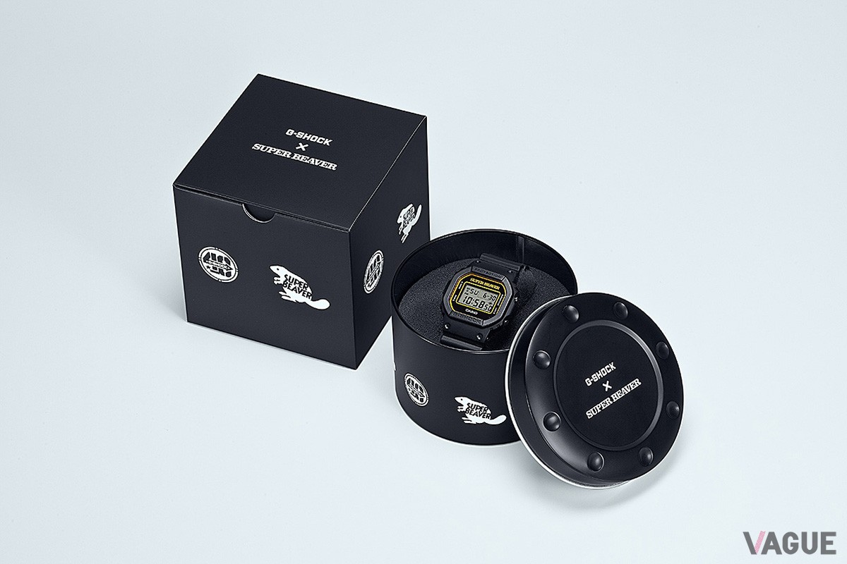  G-SHOCK40周年ロゴも合わせてプリントされた特別パッケージ
