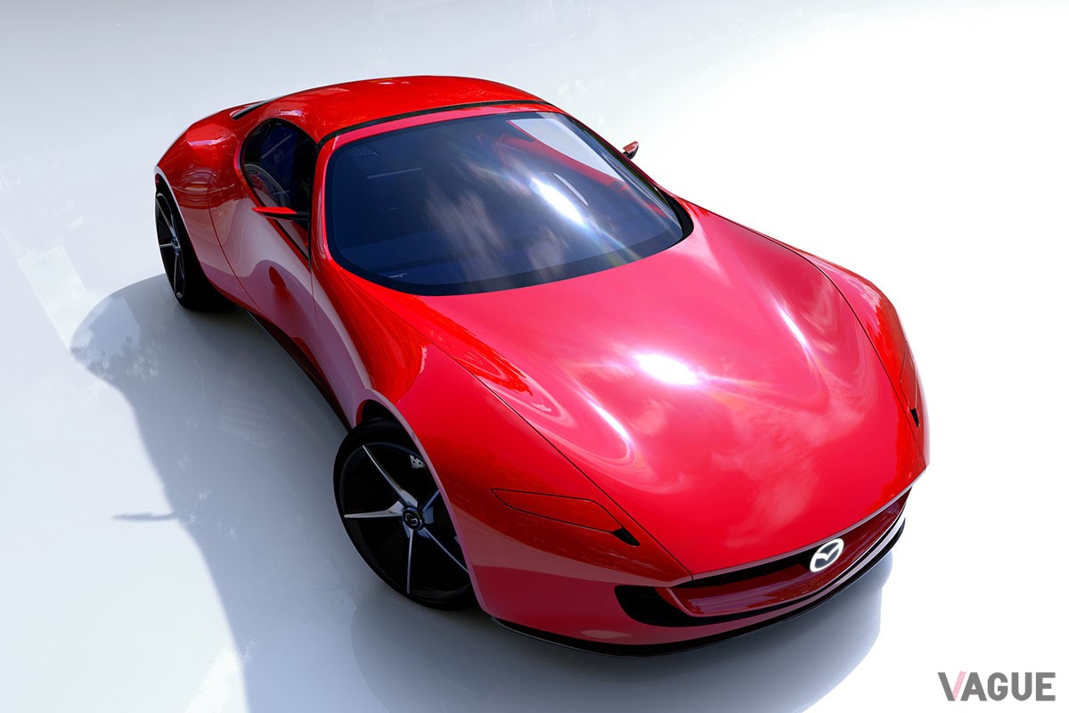 マツダが「ジャパンモビリティショー2023」で世界初公開したコンパクトスポーツカーのコンセプトモデル「MAZDA ICONIC SP」