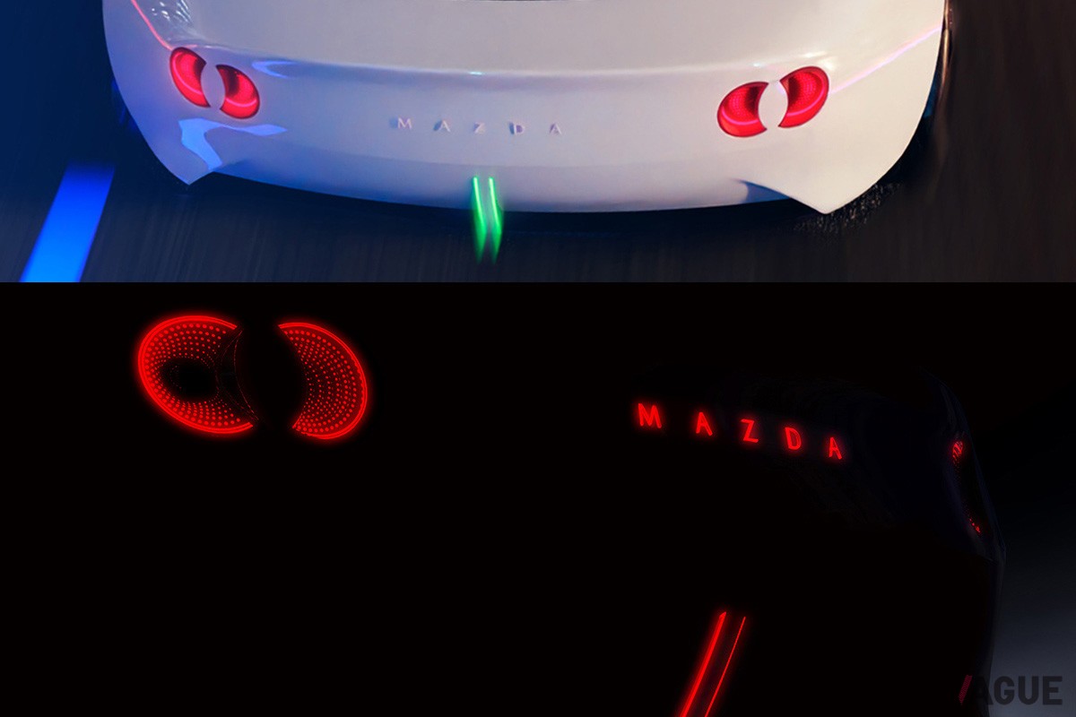 ティザー写真を見る限り、マツダが「ジャパンモビリティショー2023」に出展するコンセプトカーは「ビジョンスタディモデル」に似ている