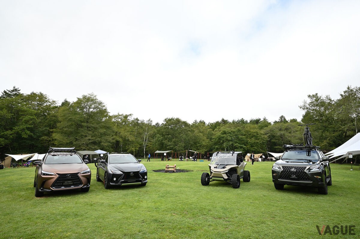 レクサスが主催した初のキャンプイベント「LEXUS CAMP 2023 by OVERTRAIL PROJECT」のワンシーン