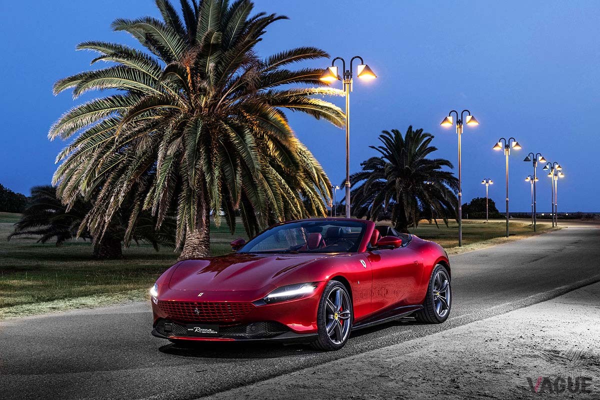 美しいルックスと上々の使い勝手、そして走らせれば快感でオープンカーの歓びも存分に堪能できるフェラーリ「ローマ スパイダー」
