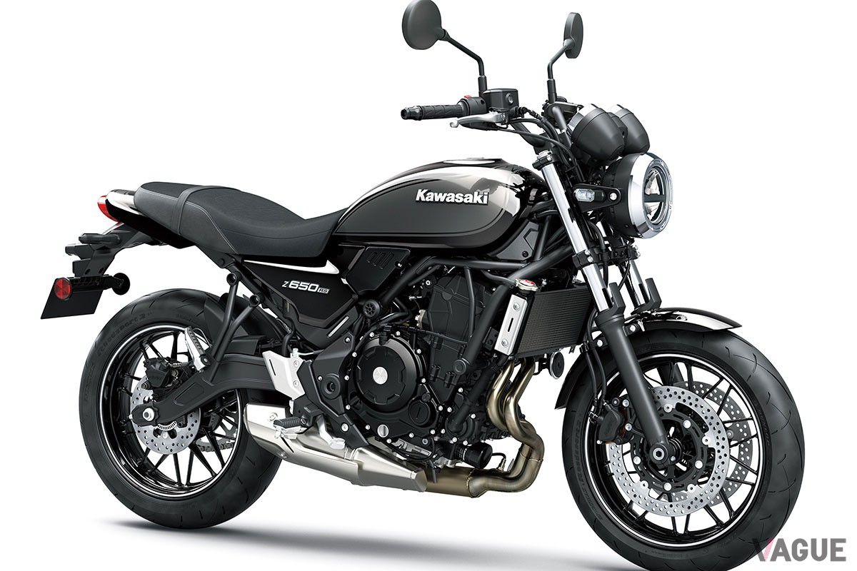 往年の「Z650」をオマージュしたカラーリング“キャンディミディアムレッド”を新採用したカワサキ「Z650RS」の2024年モデル