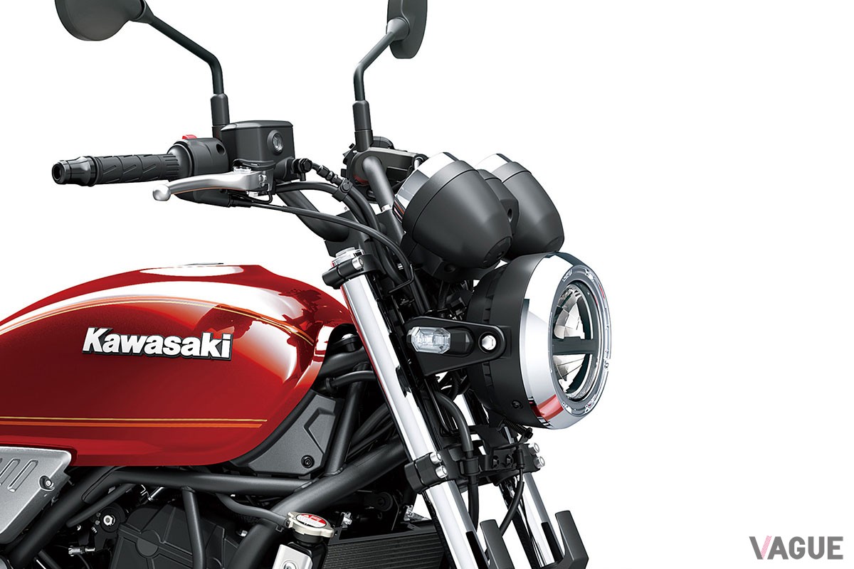 往年の「Z650」をオマージュしたカラーリング“キャンディミディアムレッド”を新採用したカワサキ「Z650RS」の2024年モデル