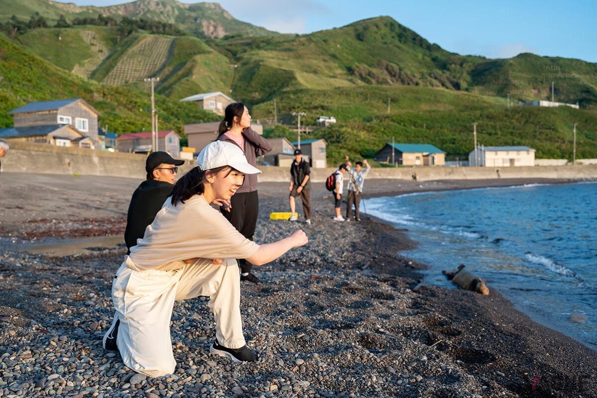 普段、都会で暮らす参加者たちも礼文島の大自然を満喫