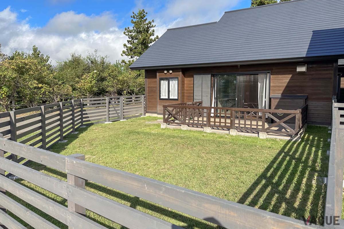 愛犬家に嬉しいドッグラン付きのキャビンも用意されます