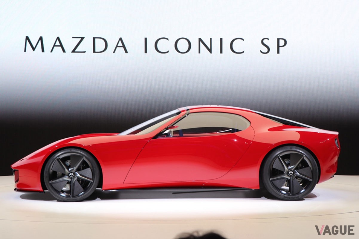 「ジャパンモビリティショー2023」の人気ナンバーワンモデルとなっているマツダのコンセプトカー「MAZDA ICONIC SP」
