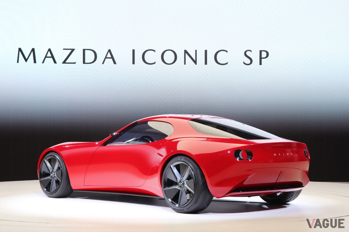「ジャパンモビリティショー2023」の人気ナンバーワンモデルとなっているマツダのコンセプトカー「MAZDA ICONIC SP」