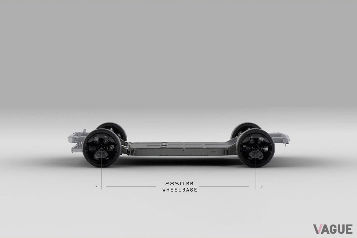カヌーの特徴でもある“スケートボード・プラットフォーム”。すべてのモデルがこのプラットフォームを使用（C）CANOO