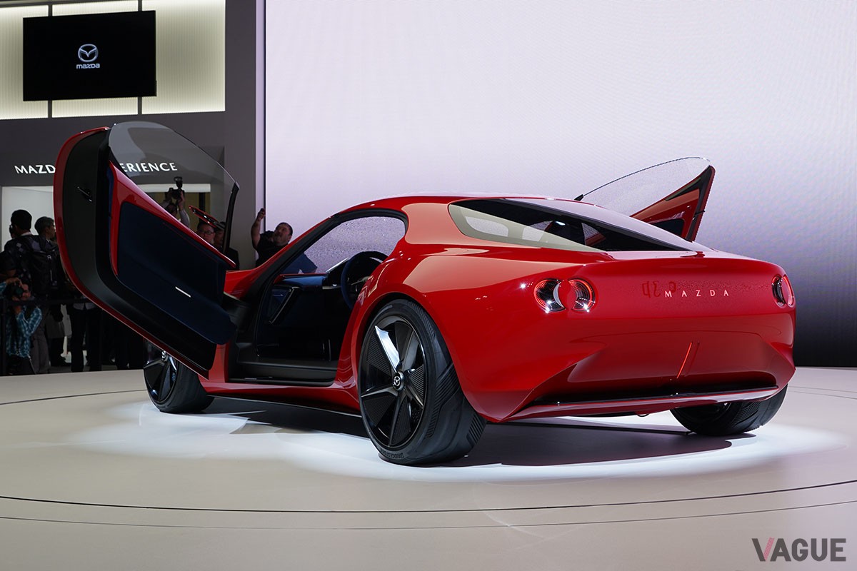 「ジャパンモビリティショー2023」の人気ナンバーワンモデルとなっているマツダのコンセプトカー「MAZDA ICONIC SP」