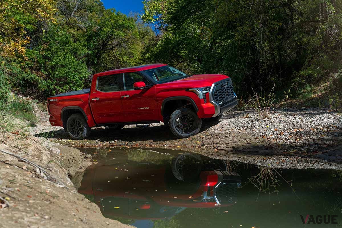 トヨタ新型「タンドラ」TRDリフトキット装着車