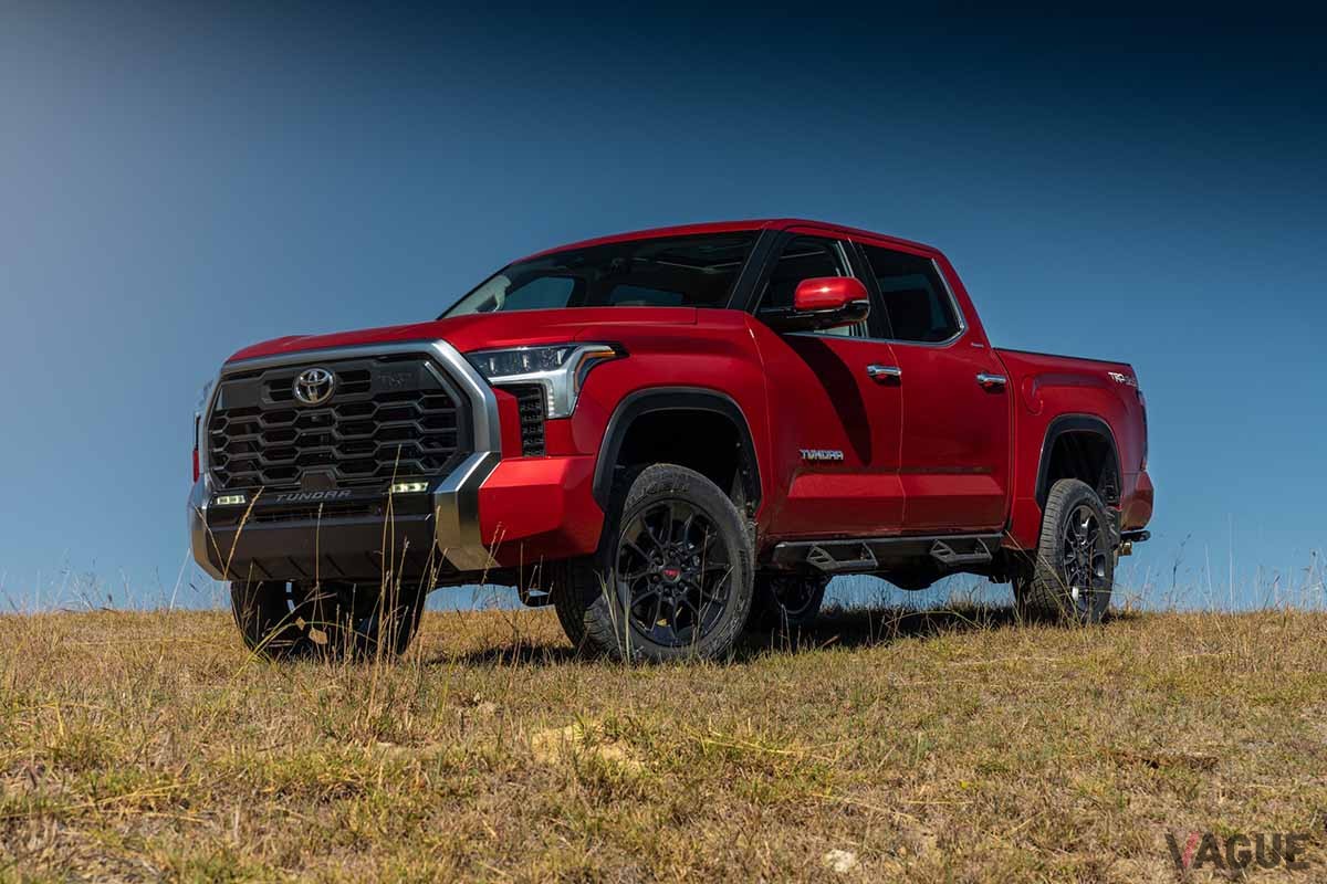 トヨタ新型「タンドラ」TRDリフトキット装着車