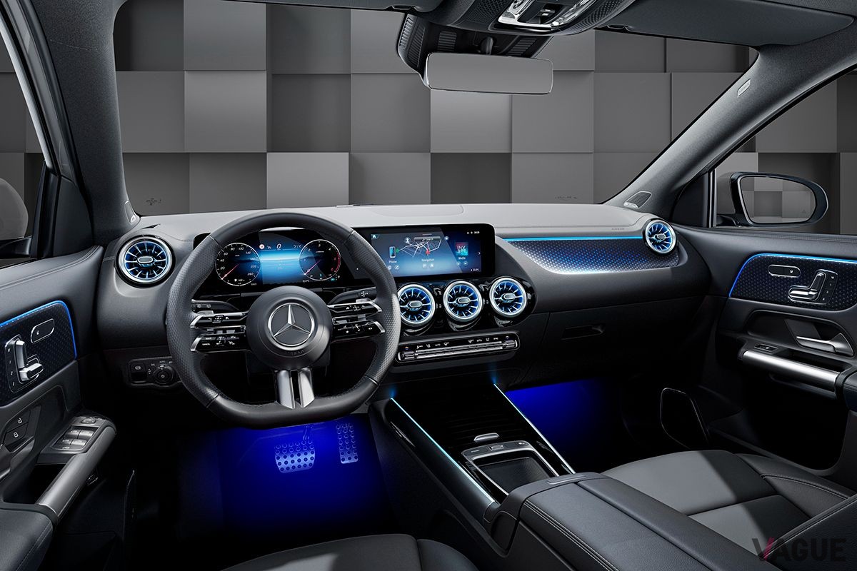 メルセデス・ベンツ新型「GLA」に設定された特別仕様車「GLA200d 4MATIC ナイトエディション」のインテリア