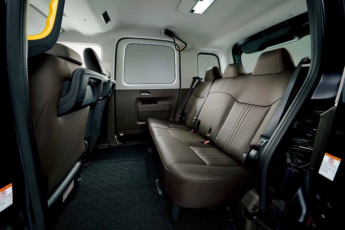 トヨタ「JPN TAXI」のインテリア
