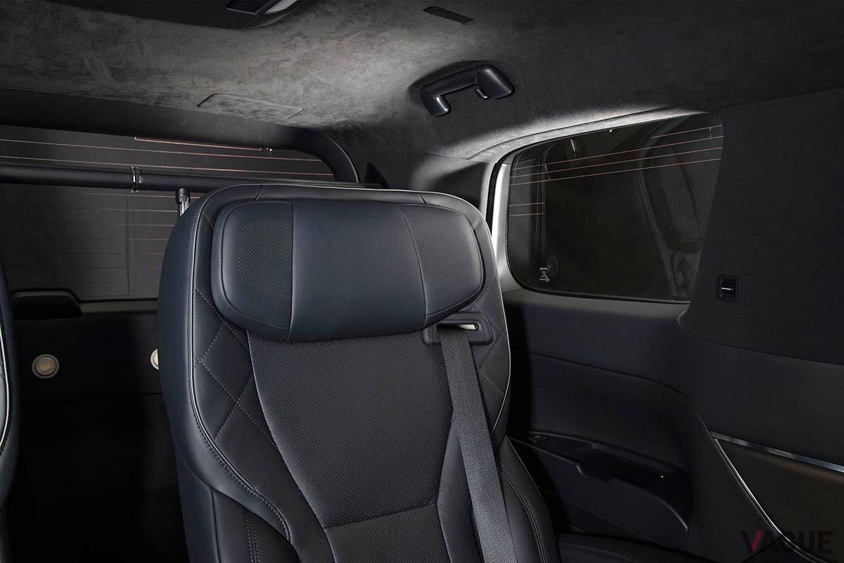 トヨタ車体ブースに展示される予定のトヨタ新型「ヴェルファイア スペーシャスラウンジ コンセプト」のインテリア