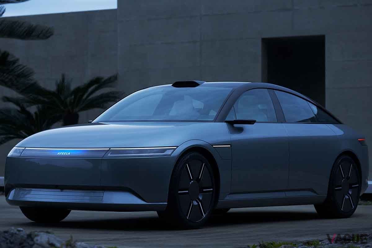 ジャパンモビリティショー2023に出展中のソニー・ホンダモビリティ新型「アフィーラ・プロトタイプ」