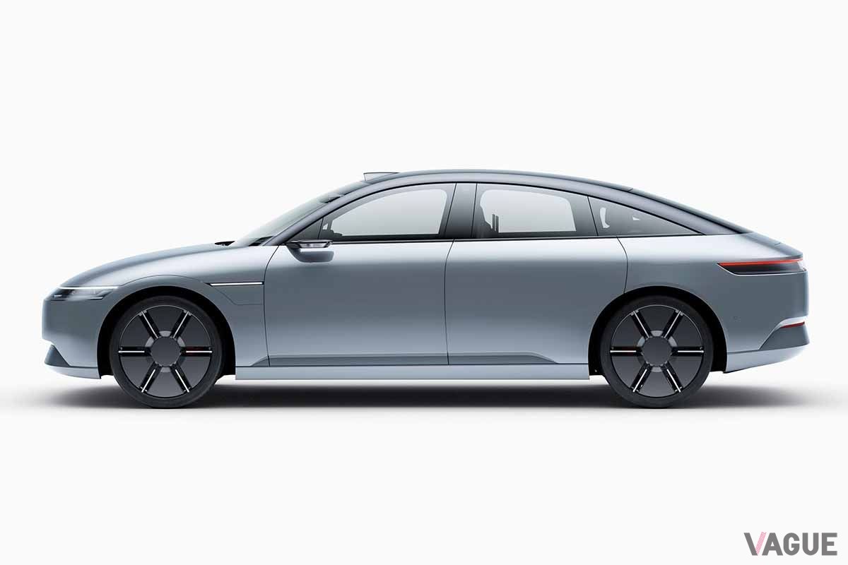 ジャパンモビリティショー2023に出展中のソニー・ホンダモビリティ新型「アフィーラ・プロトタイプ」