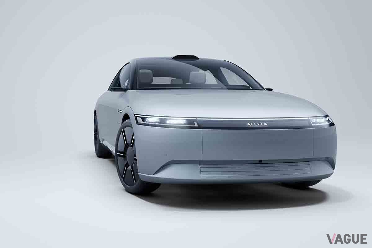 ジャパンモビリティショー2023に出展中のソニー・ホンダモビリティ新型「アフィーラ・プロトタイプ」