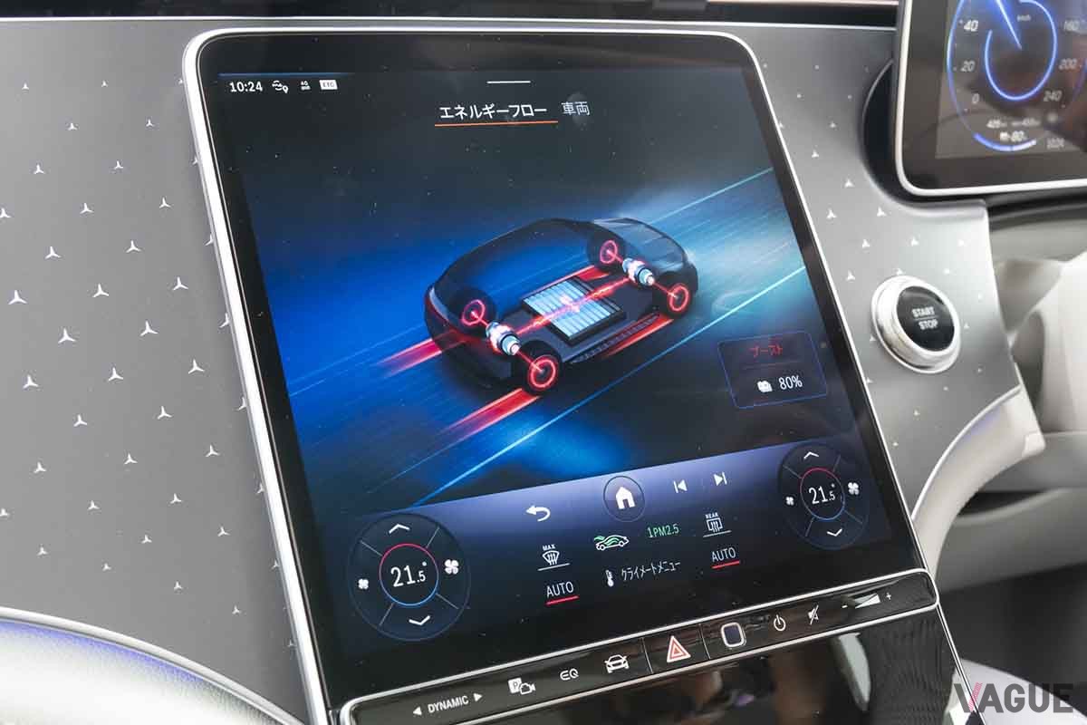 メルセデス・ベンツ新型「EQE SUV」のインテリア