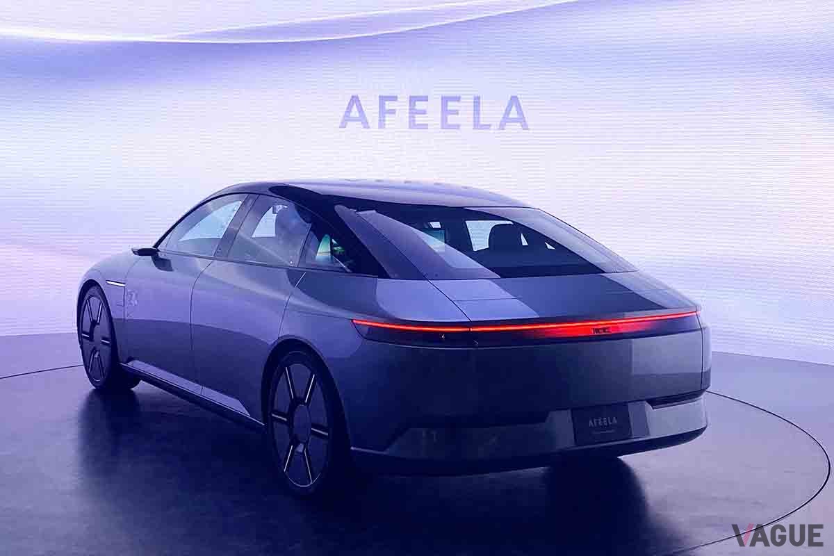 ジャパンモビリティショー2023に出展中のソニー・ホンダモビリティ新型「アフィーラ・プロトタイプ」