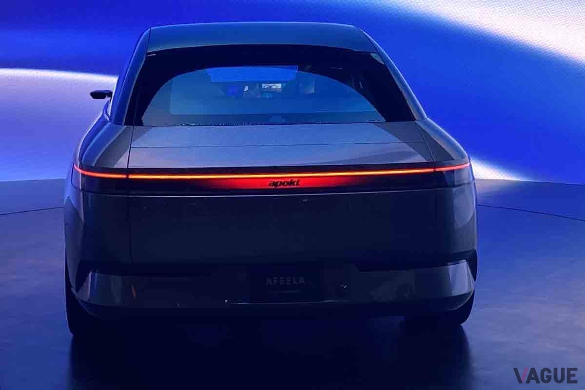 ジャパンモビリティショー2023に出展中のソニー・ホンダモビリティ新型「アフィーラ・プロトタイプ」