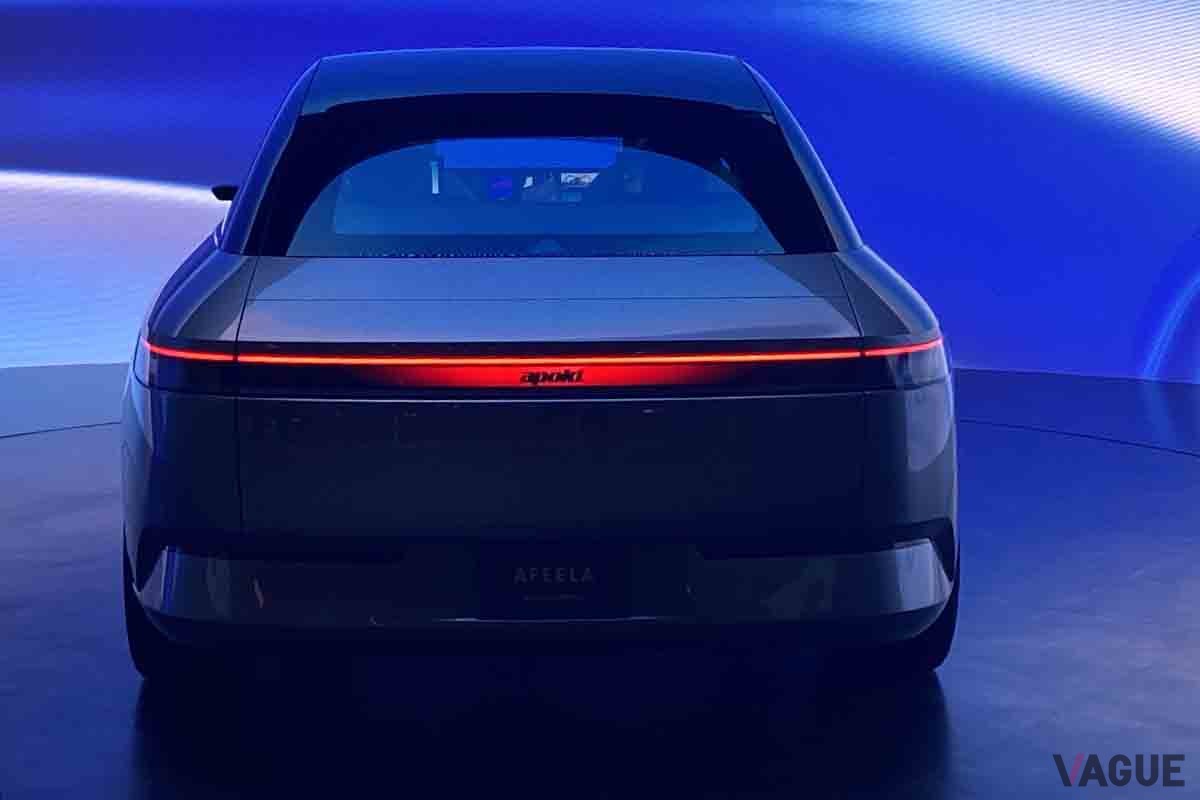 ジャパンモビリティショー2023に出展中のソニー・ホンダモビリティ新型「アフィーラ・プロトタイプ」