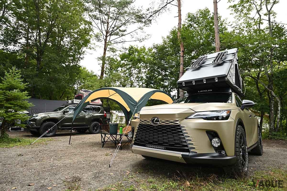 レクサスが主催した初のキャンプイベント「LEXUS CAMP 2023 by OVERTRAIL PROJECT」のワンシーン