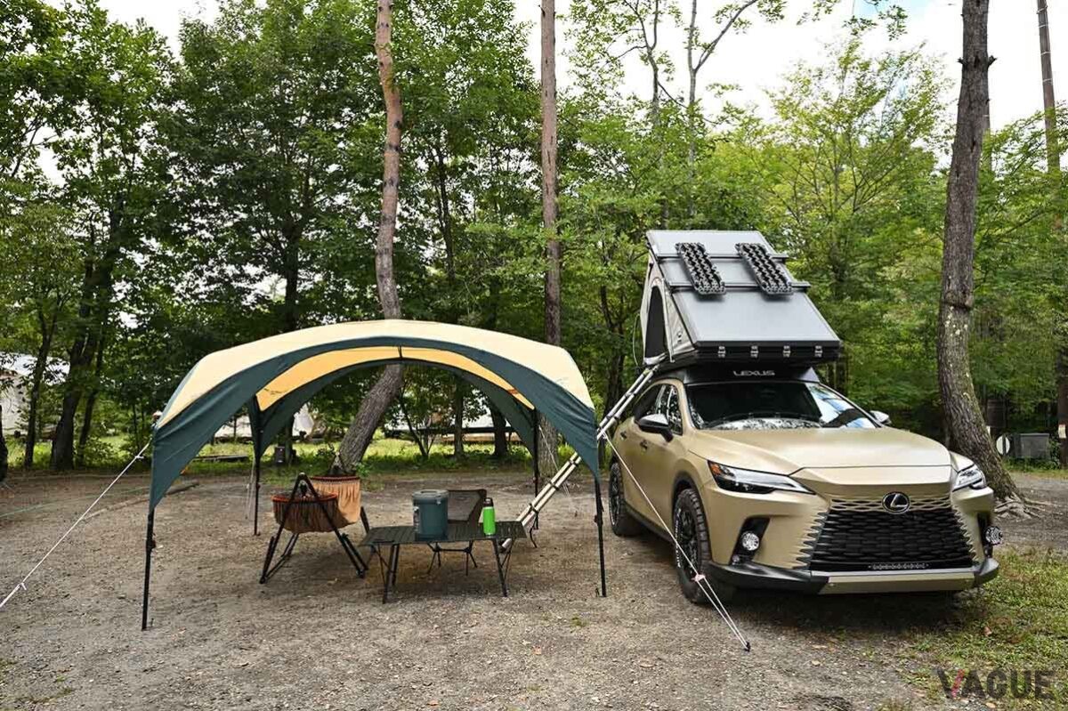 レクサスが主催した初のキャンプイベント「LEXUS CAMP 2023 by OVERTRAIL PROJECT」のワンシーン