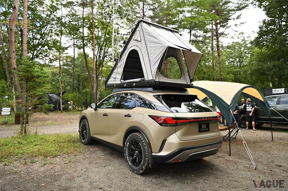 レクサスが主催した初のキャンプイベント「LEXUS CAMP 2023 by OVERTRAIL PROJECT」のワンシーン