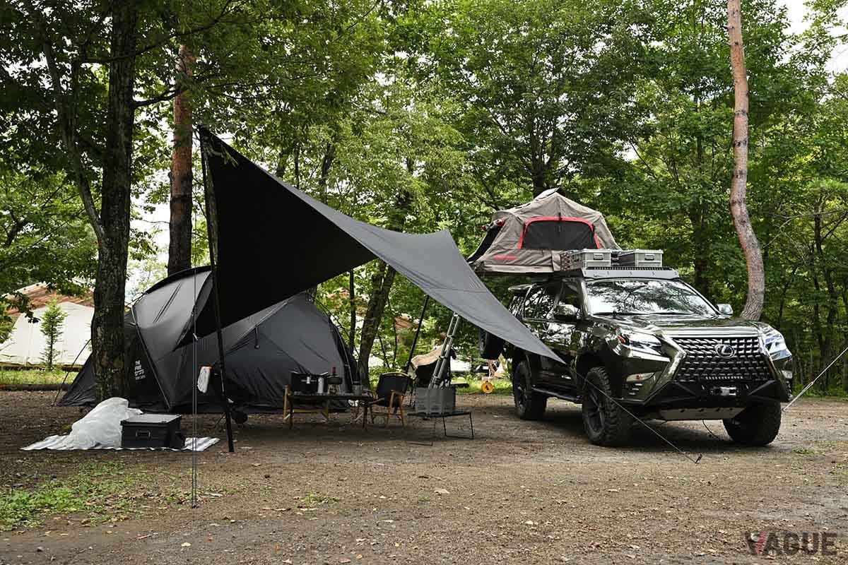 レクサスが主催した初のキャンプイベント「LEXUS CAMP 2023 by OVERTRAIL PROJECT」のワンシーン