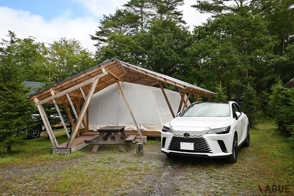 レクサスが主催した初のキャンプイベント「LEXUS CAMP 2023 by OVERTRAIL PROJECT」のワンシーン