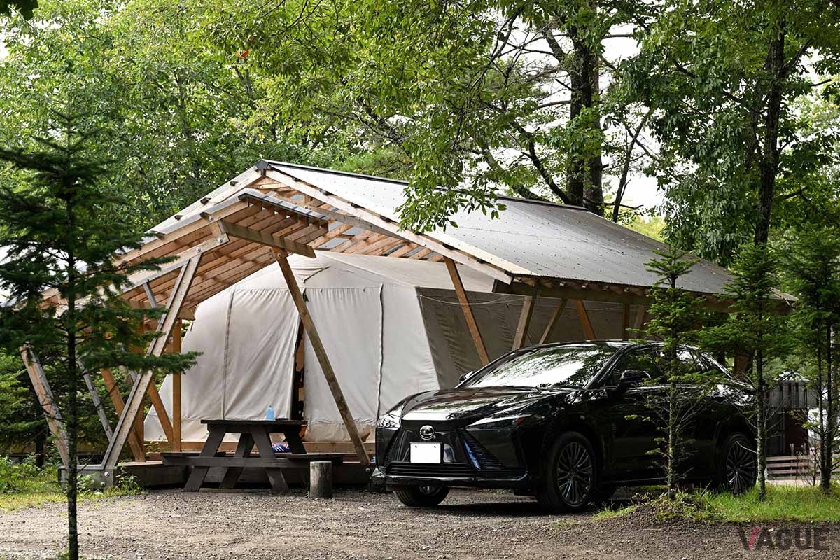 レクサスが主催した初のキャンプイベント「LEXUS CAMP 2023 by OVERTRAIL PROJECT」のワンシーン