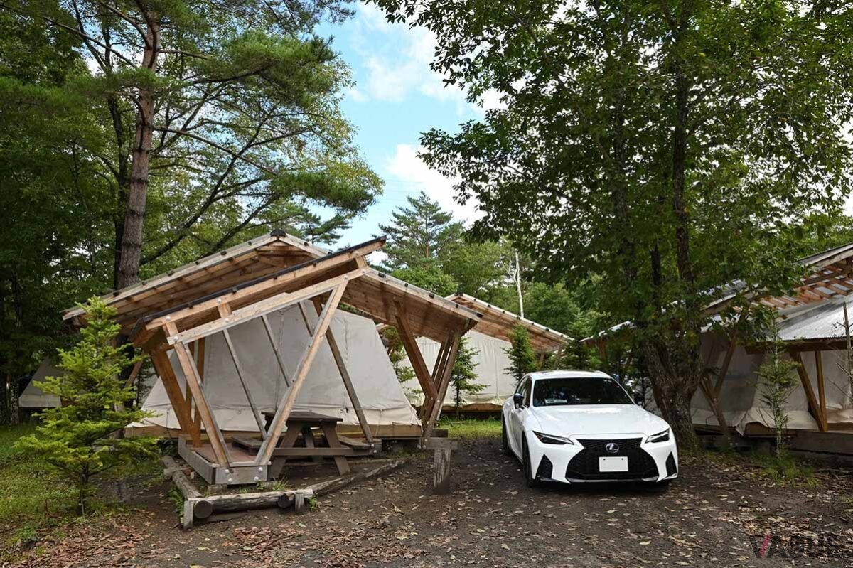 レクサスが主催した初のキャンプイベント「LEXUS CAMP 2023 by OVERTRAIL PROJECT」のワンシーン