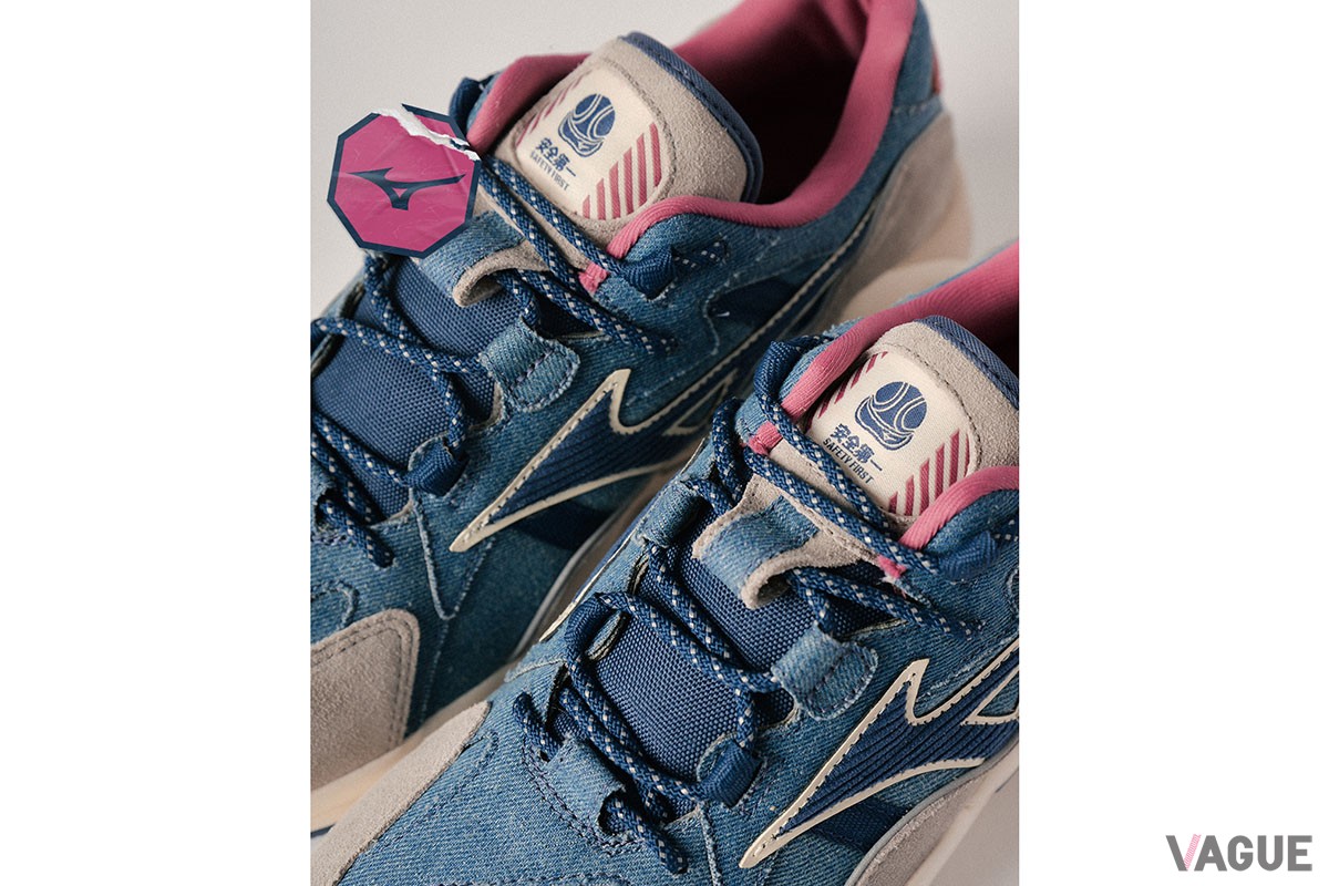 スニーカーでは珍しい漢字での「安全第一」がシュータンに