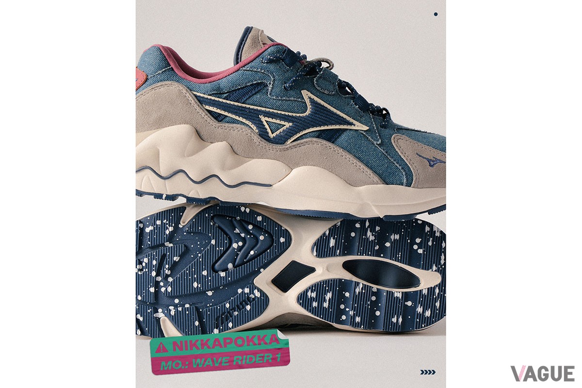  スプラティングペイントのアウトソール。実際に建設現場で働く人のニッカポッカや靴底はこんなふうかも