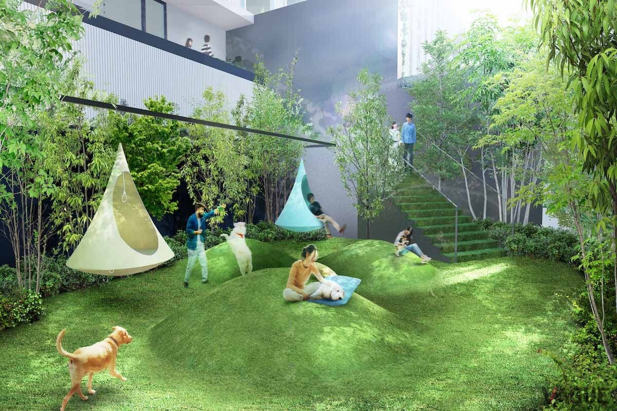 「OMOドッグガーデン」も完備。愛犬と泊まれる客室「ドッグフレンドリールーム」の一部から直接アクセスすることもできる