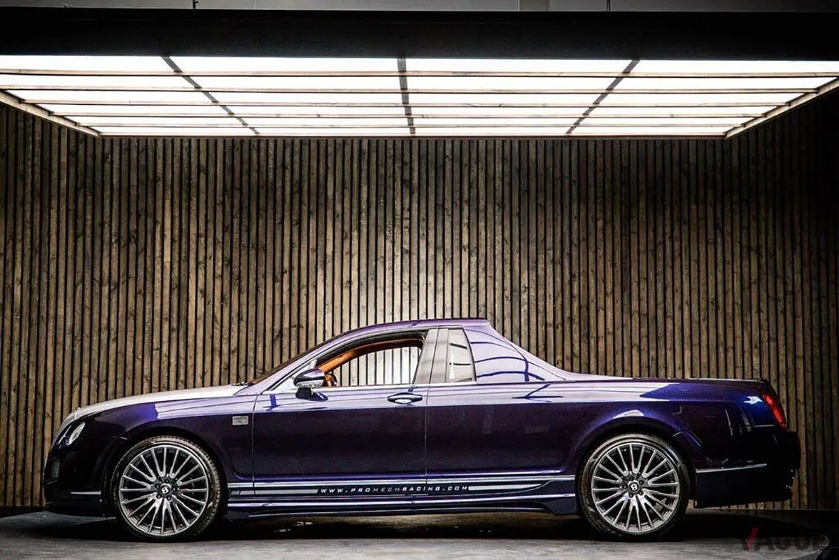 サイドのキャラクターラインやテールランプでベントレーらしさを残している（C）PISTONHEADS