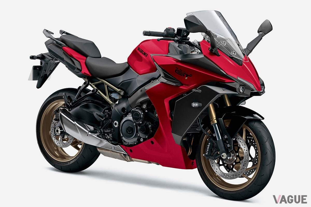 スズキのスポーツツアラー「GSX-S1000GT」の2024年モデルは、北米仕様で採用されていたキャンディダーリングレッドなど全3色をラインナップ