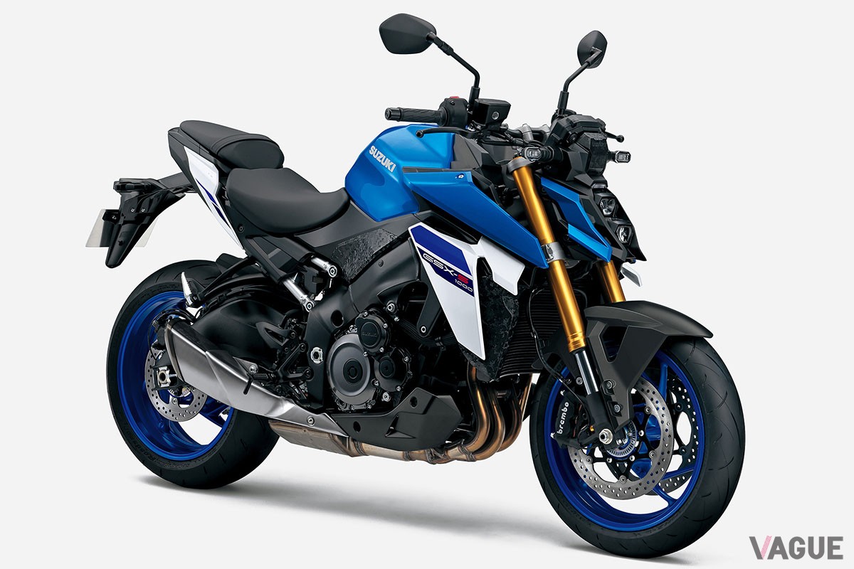 赤のアクセントが効いてる新色“マットソードシルバーメタリック”をカラバリに加えたスズキ「GSX-S1000」の2024年モデル