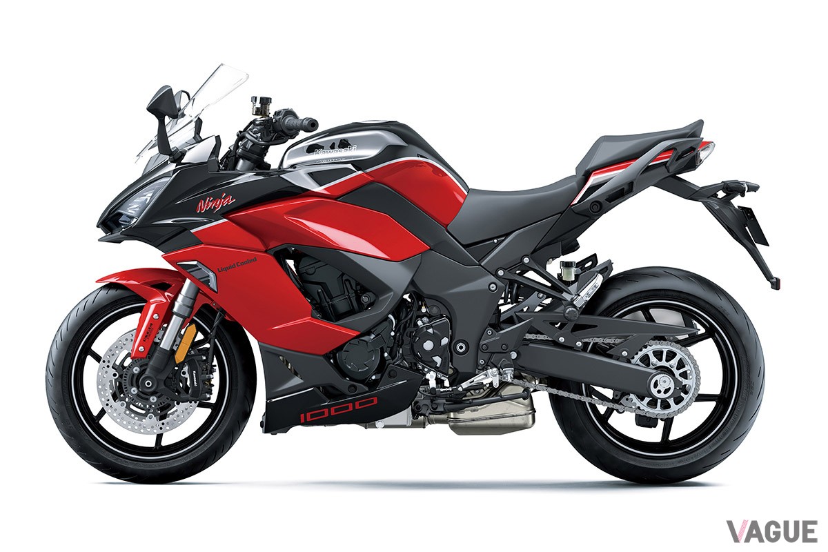 1985年モデルの北米向け「GPZ900R」を想起させる赤×黒の配色がカッコいいカワサキ「Ninja 1000SX 40th Anniversary Edition」