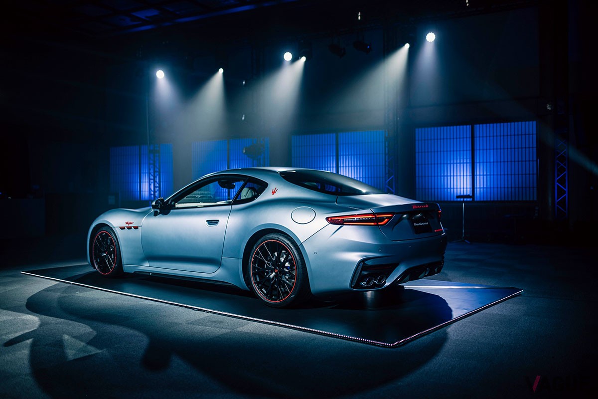 「Maserati GranTurismo Asia Pacific Premiere」で日本初公開された新型「グラントゥーリズモ」の特別仕様車「プリマセリエ 75th アニバーサリー ローンチエディション」