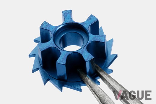 ブルーのコラムホイール