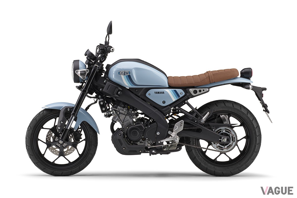 車格もディテールの仕上げも125ccとは思えないほど立派で、質感も高いヤマハ「XSR125 ABS」