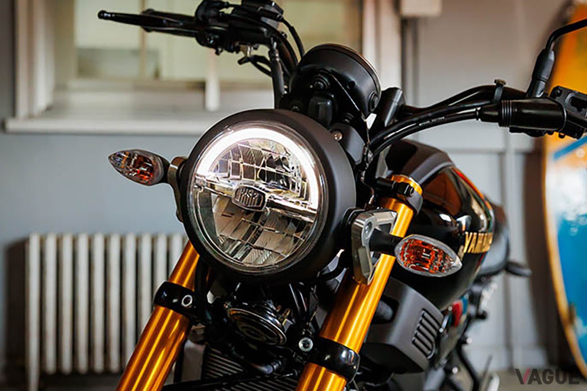 車格もディテールの仕上げも125ccとは思えないほど立派で、質感も高いヤマハ「XSR125 ABS」